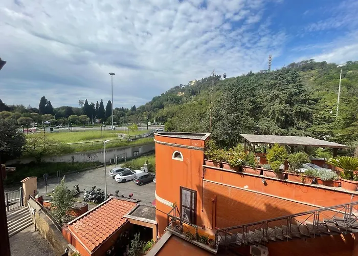 Roma Stadio Olimpico San Pietro Con Panorama