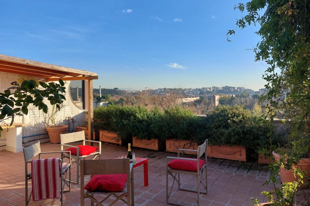 Beautiful Loft In Ponte Milvio With Terrace Apartamento Roma