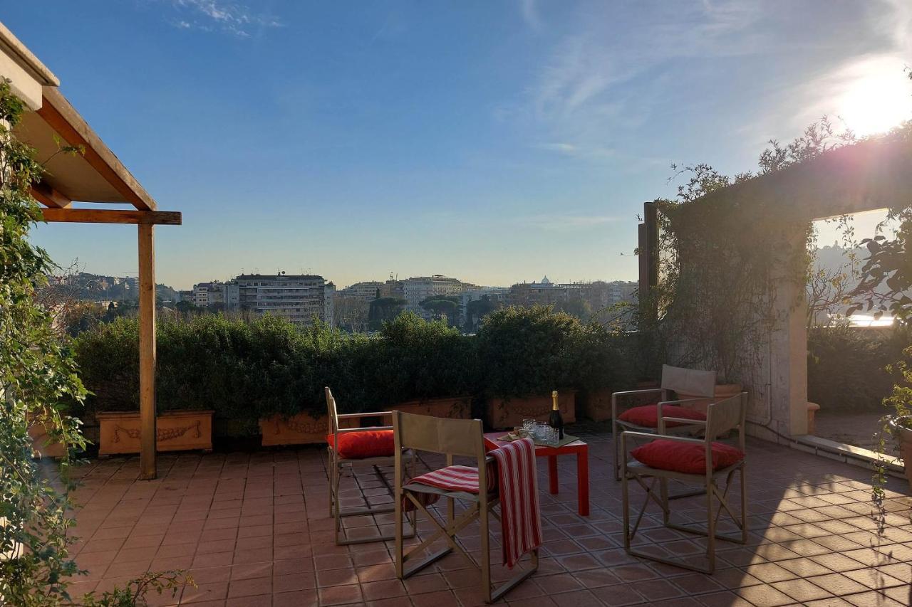 Beautiful Loft In Ponte Milvio With Terrace Apartamento