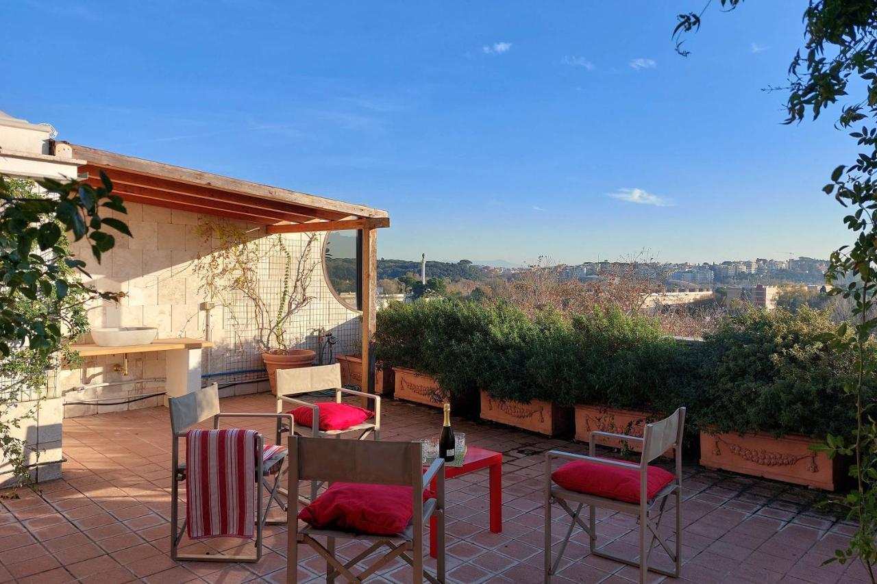 Beautiful Loft In Ponte Milvio With Terrace Apartamento *