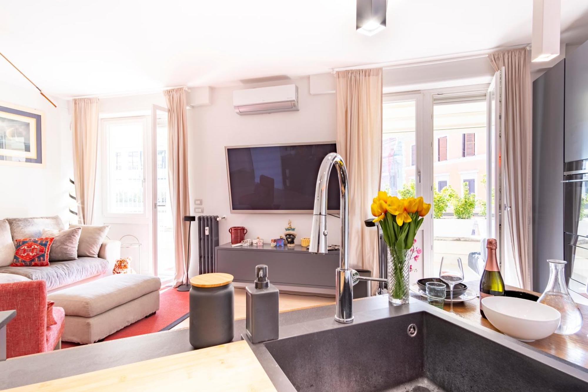Elegantis Penthouse In The Heart Of With Private Terrace And View Appartamento Roma