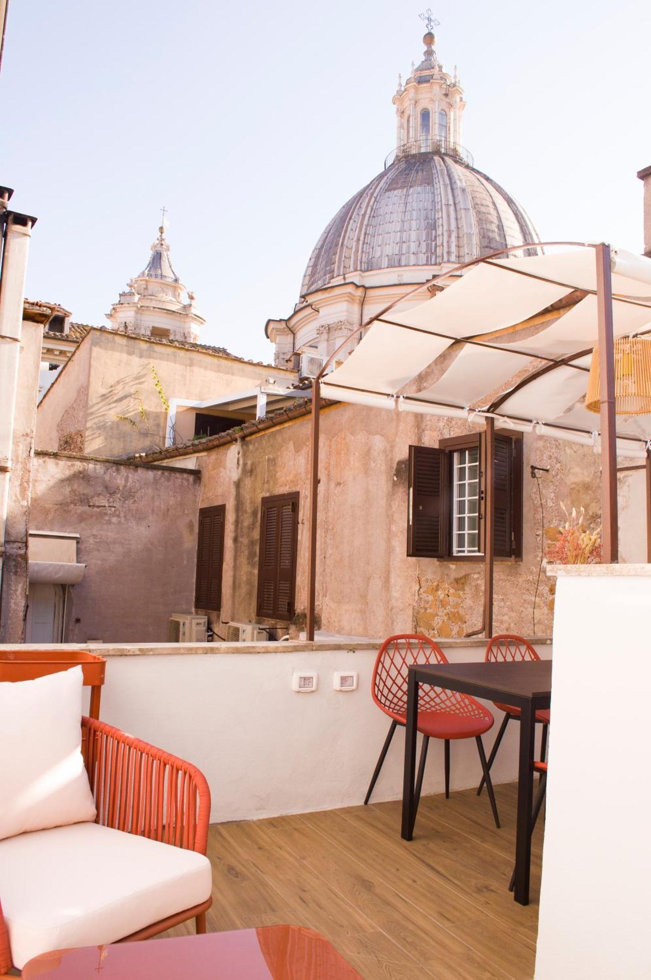 Apartamento Navona Penthouse - Attico Vista Cupola 4 Posti *