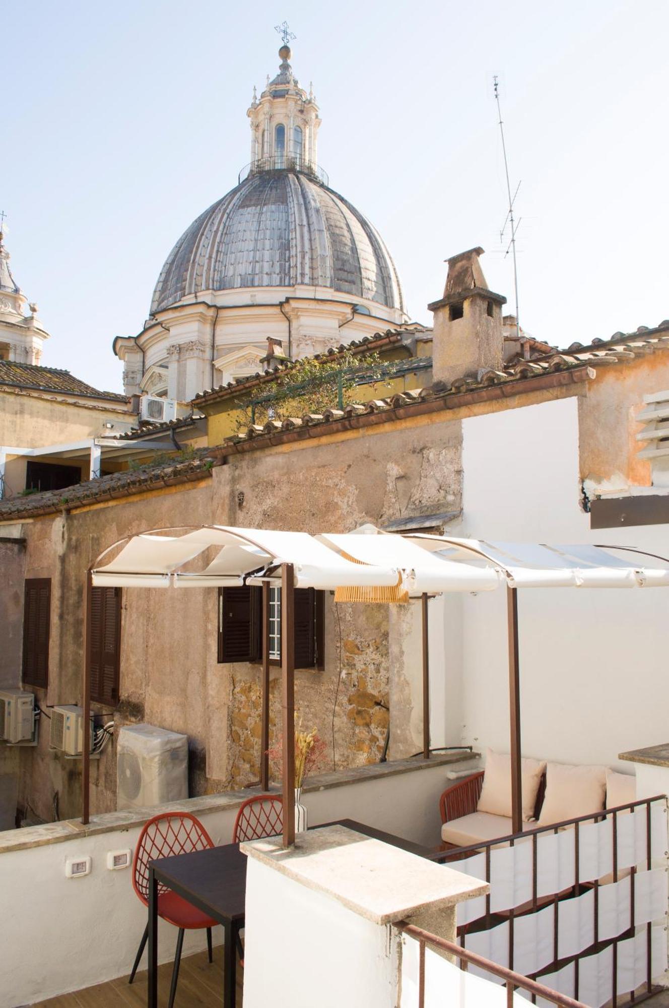 Apartamento Navona Penthouse - Attico Vista Cupola 4 Posti *