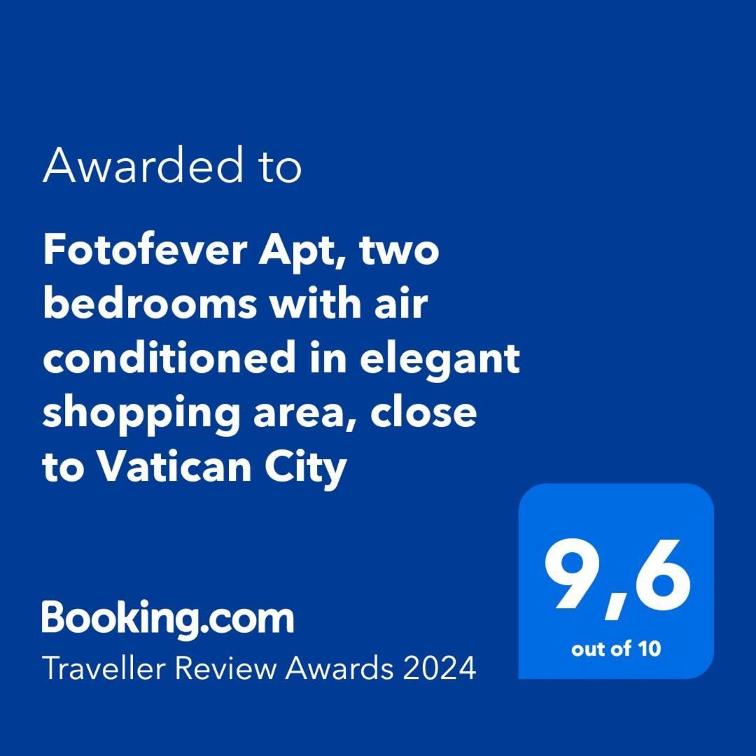 Fotofever Apt, Two Bedrooms With Air Conditioned In Elegant Shopping Area, Close To Vatican Leilighet Roma