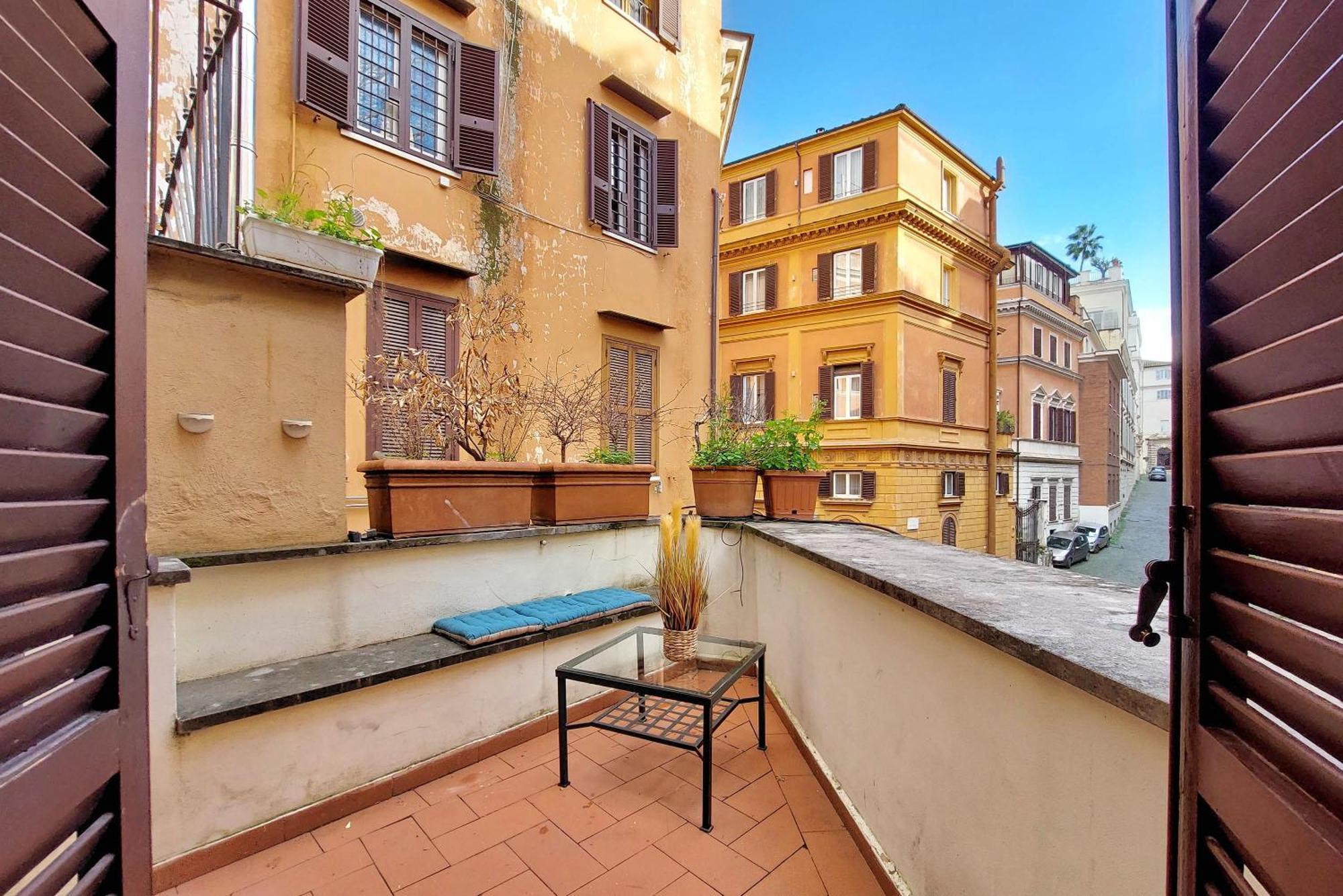 Charming Loft With Terrace At The Quirinale Leilighet *