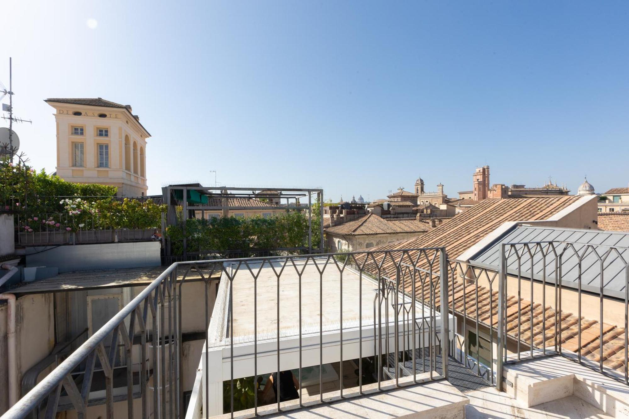 Leilighet Amazing 3 Levels Penthouse Piazza Venezia
