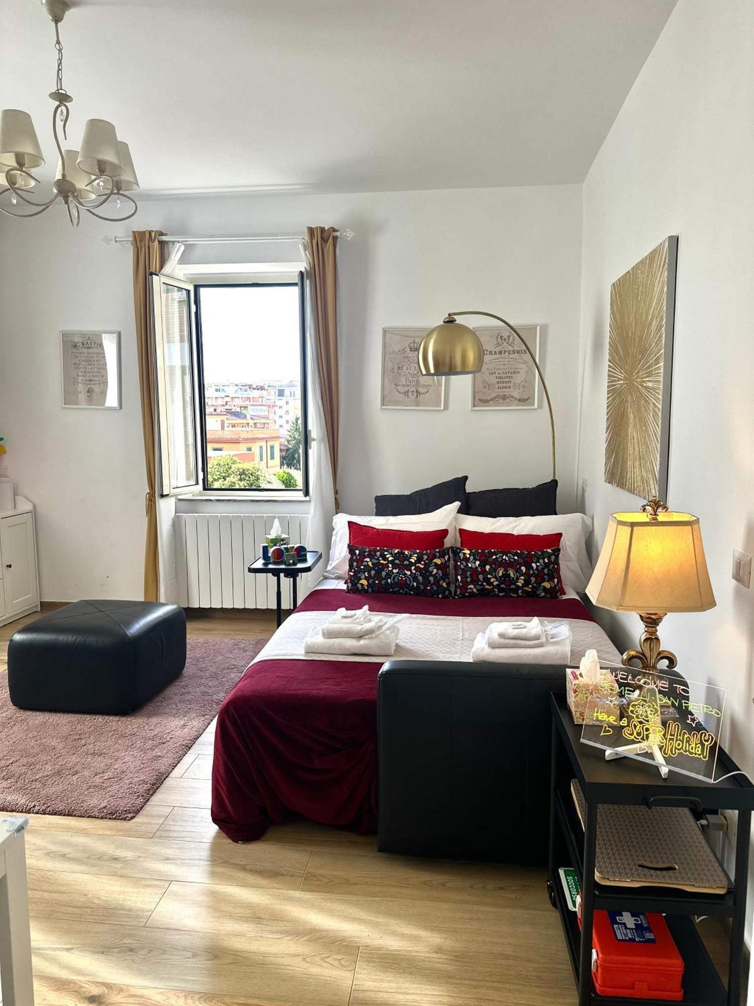 Gemelli-san Pietro-trastevere-casa Con Posto Auto Apartamento Roma