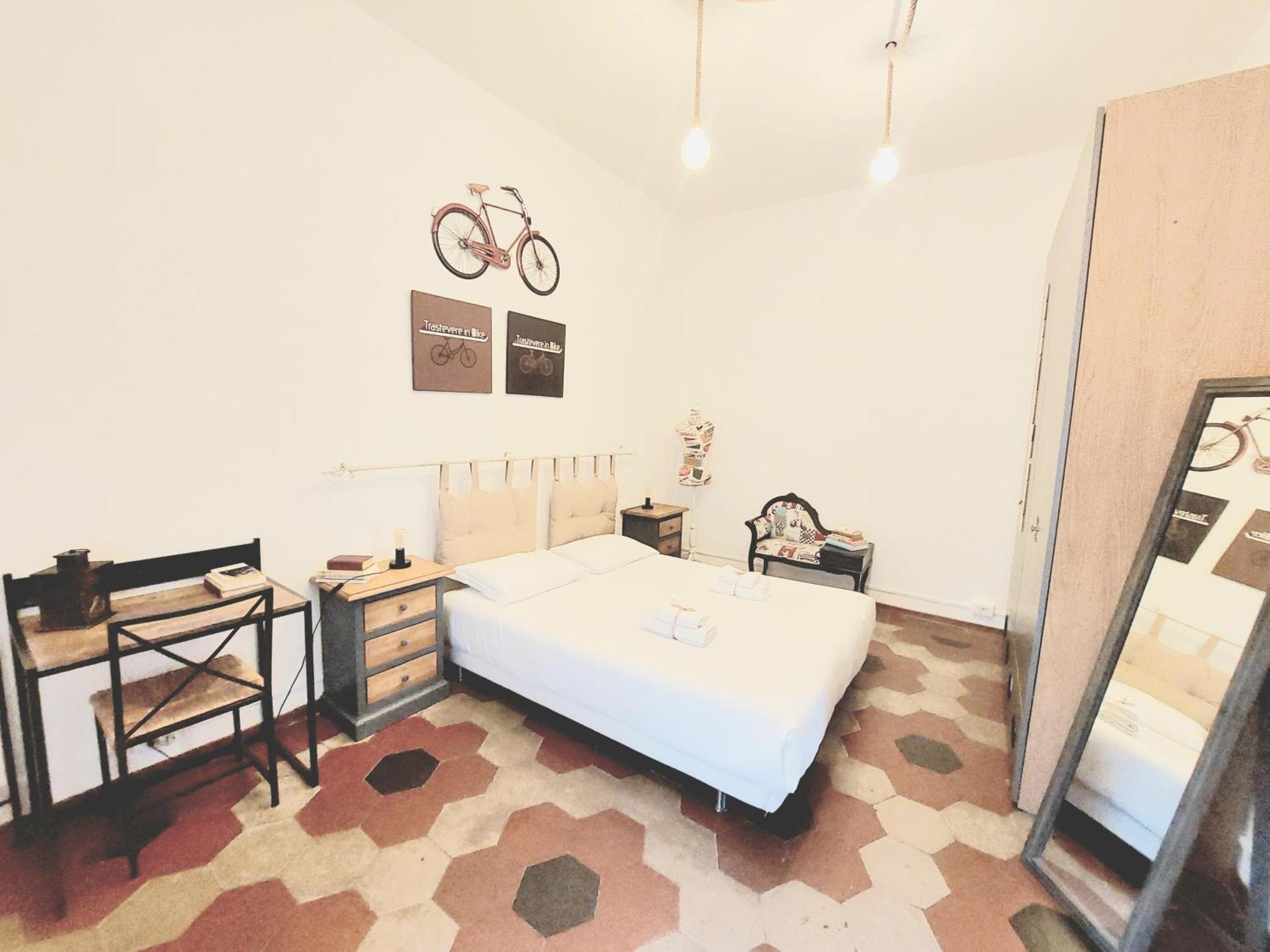Trastevere In Bike - Con Wi-fi E Ac Leilighet Roma