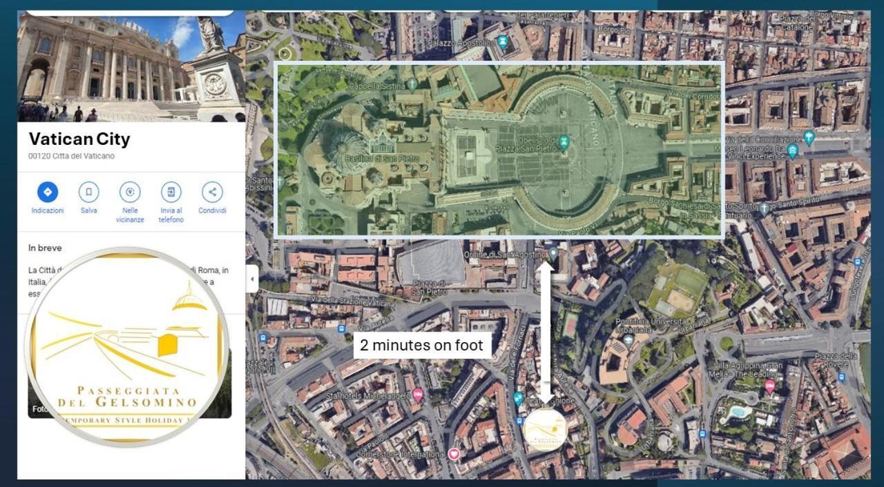 Vatican Glamorous At Passeggiata Del Gelsomino - Free Parking, 4 Guests, - Jubilee Ideal * Roma