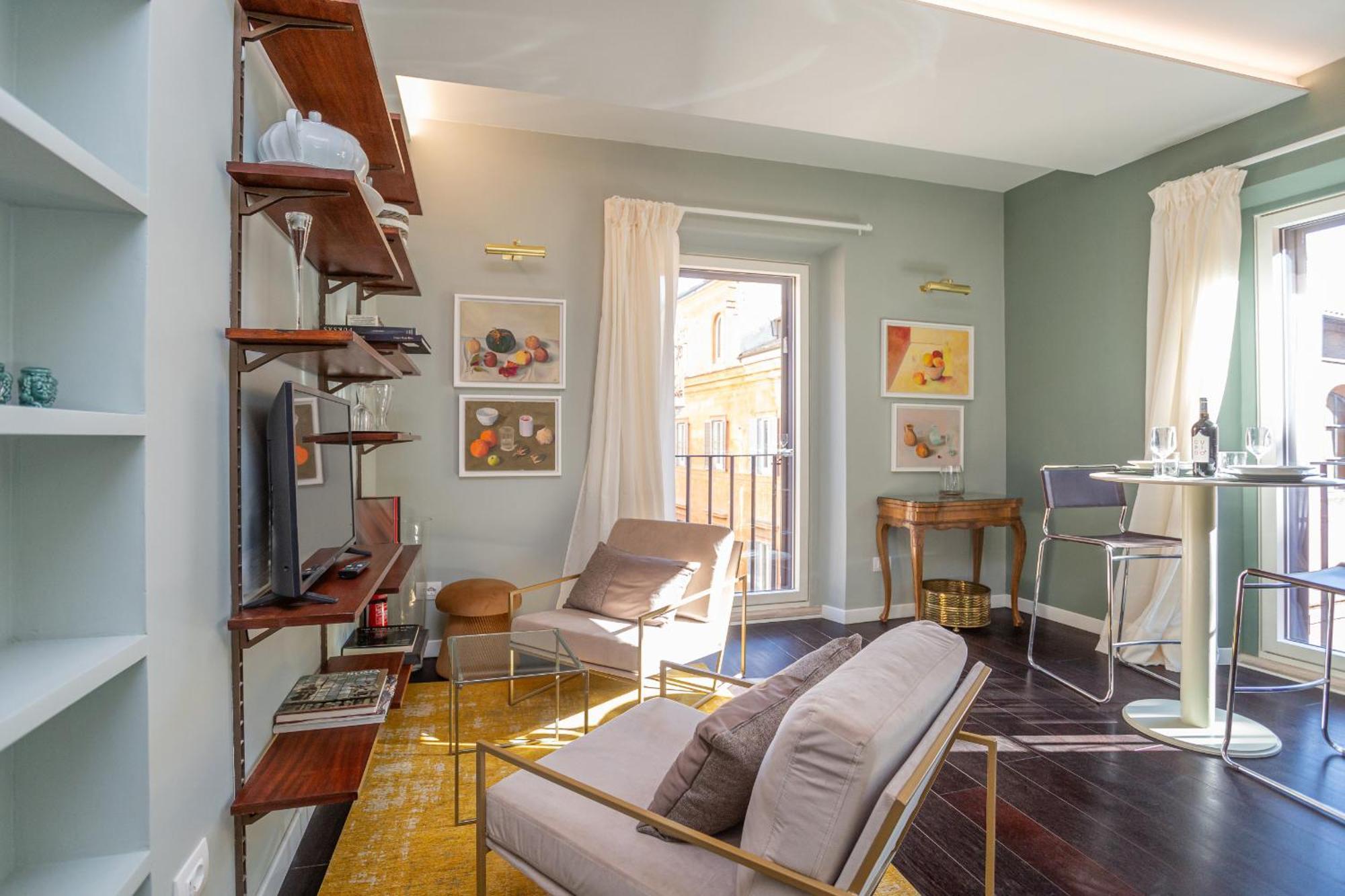 Leilighet Chic Spanish Steps Retreat *