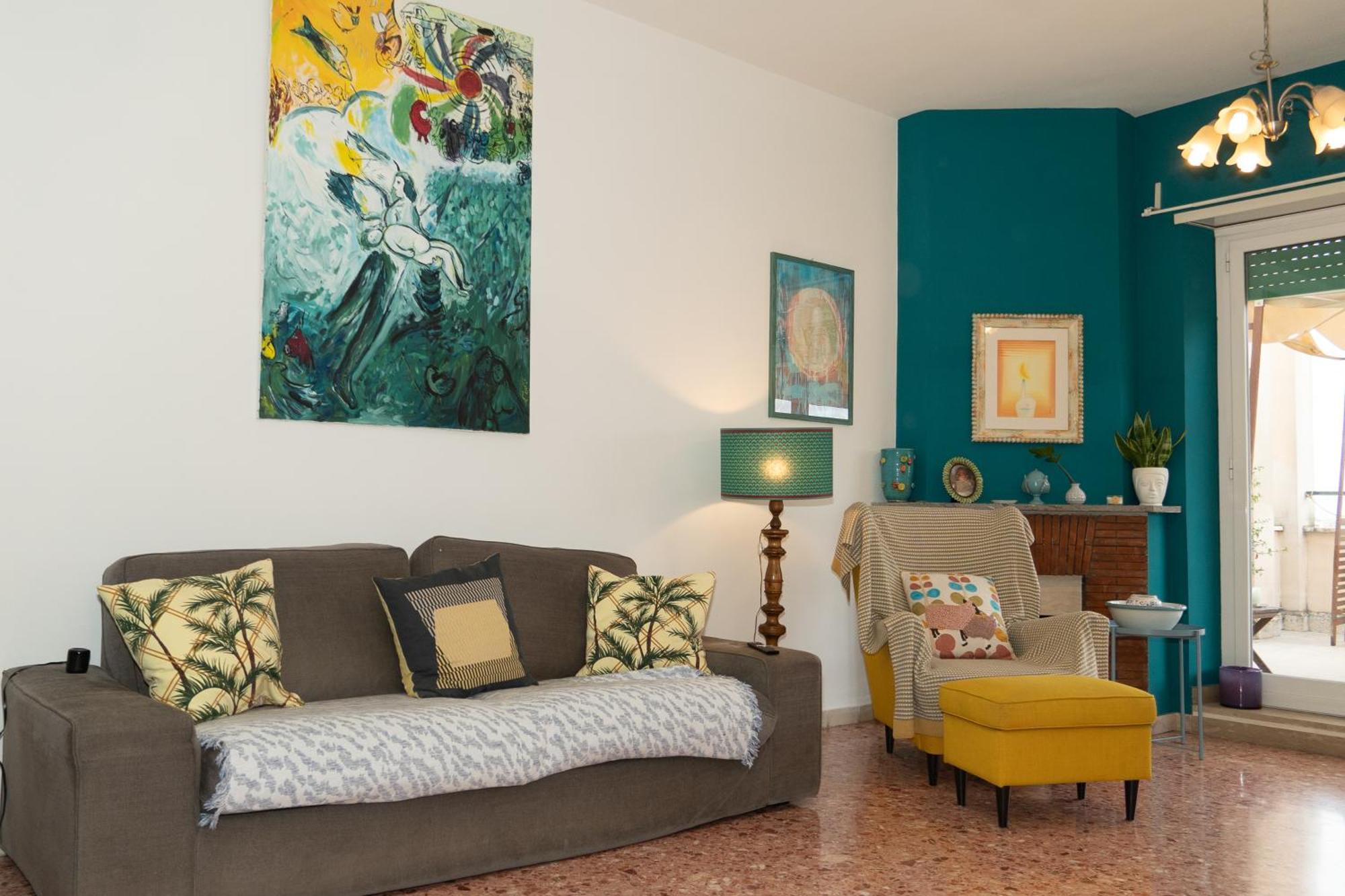 Alloggio in famiglia Stanza Con Bagno Privato In Attico Roma