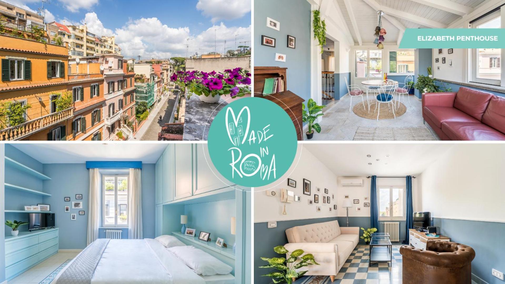 Elizabeth Penthouse, Charmy In Little London 10 Min From The Center * Roma