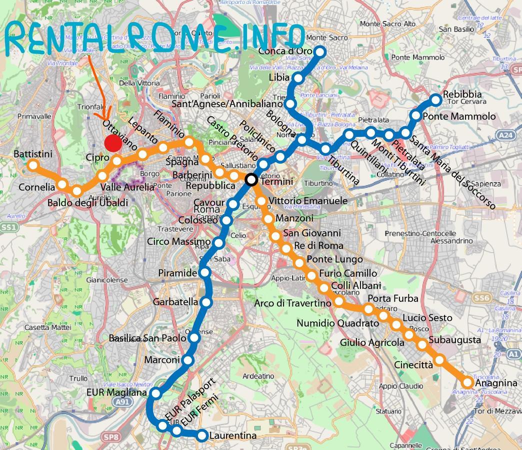 Walkincenter Alojamento de Acomodação e Pequeno-almoço Roma