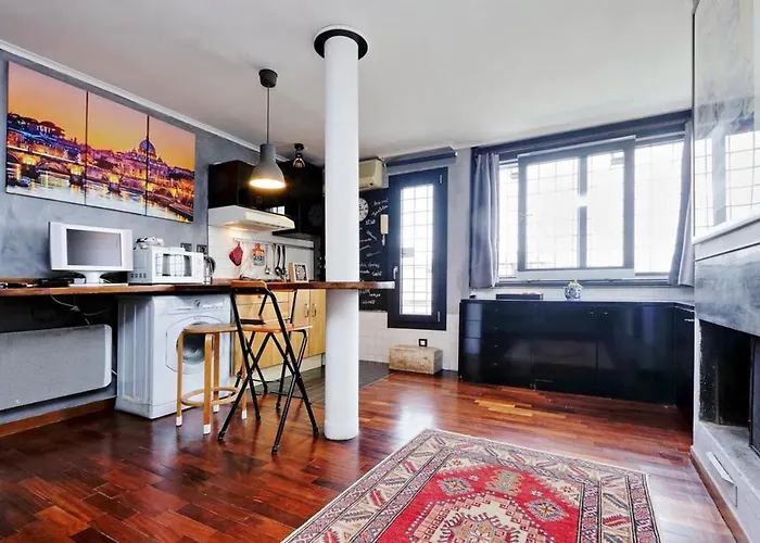 Charming Studio In Rome Near The Vatican 30 M² Parking Included