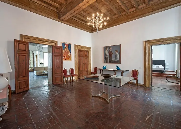 Ancient Palace In Downtown Rome