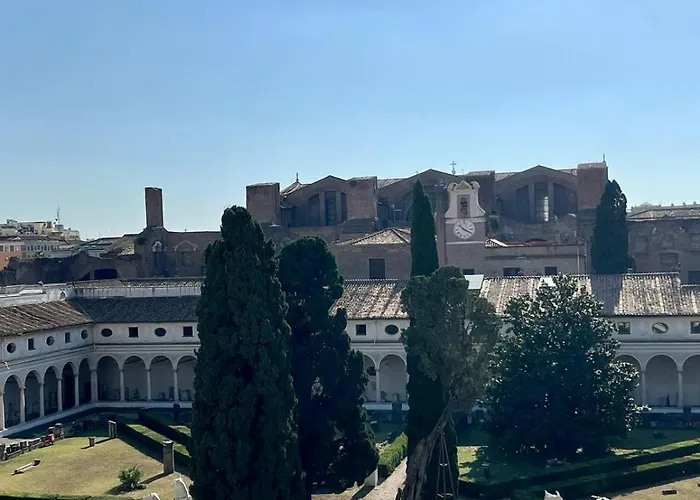 Camera X2 Con Splendida Vista Sulle Terme Di Diocleziano E Sul Chiostro Di Michelangelo