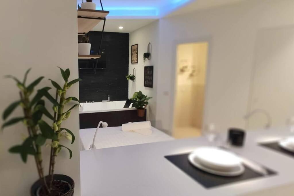 Elegante Open Space Con Vasca Idromassaggio A Trastevere Appartamento