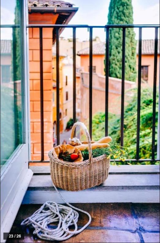 Leilighet Luxury Art In Trastevere With Terrace