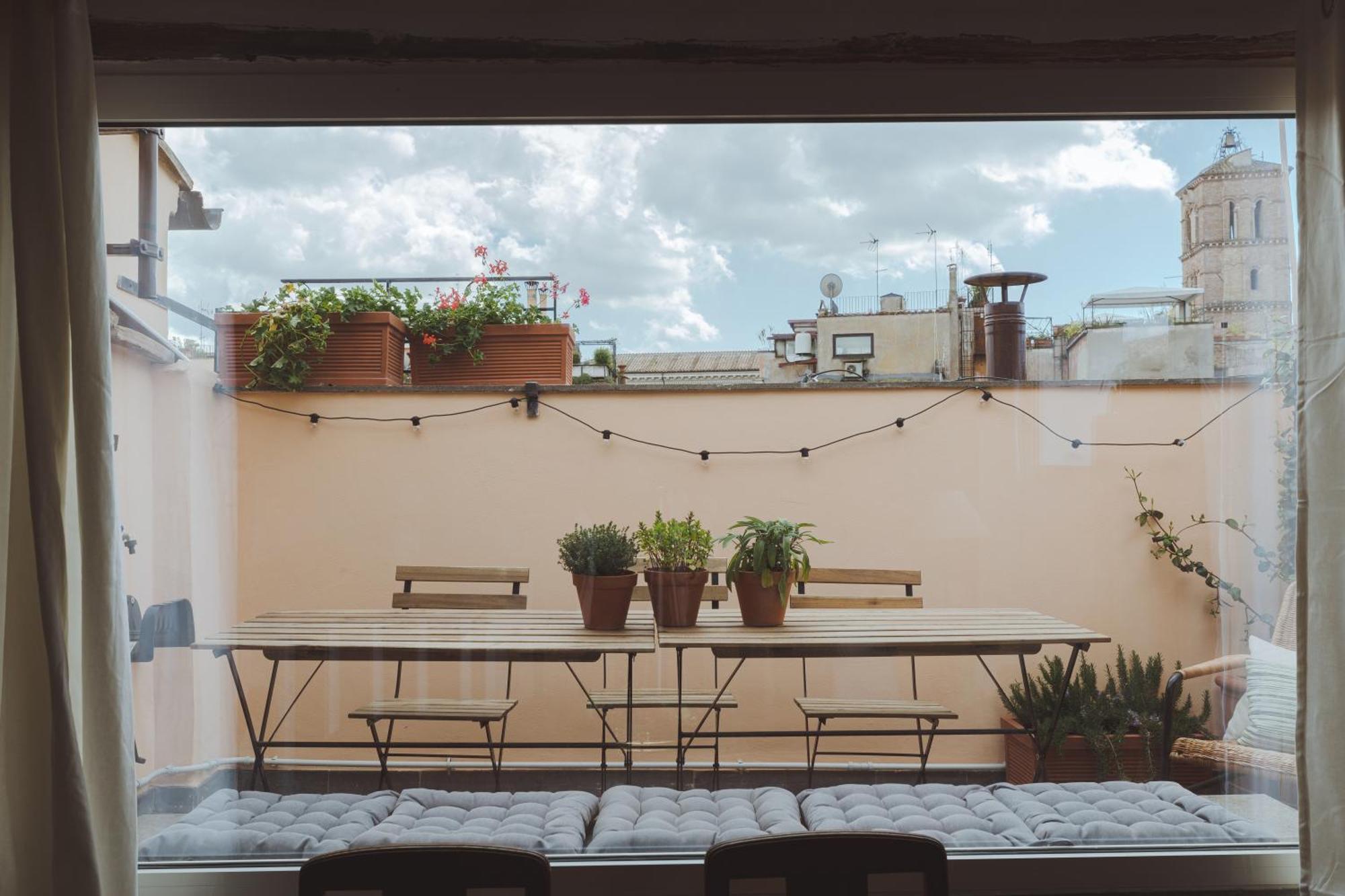 Amazing Penthouse With Terrace And Rooftop In Trastevere Apartamento
