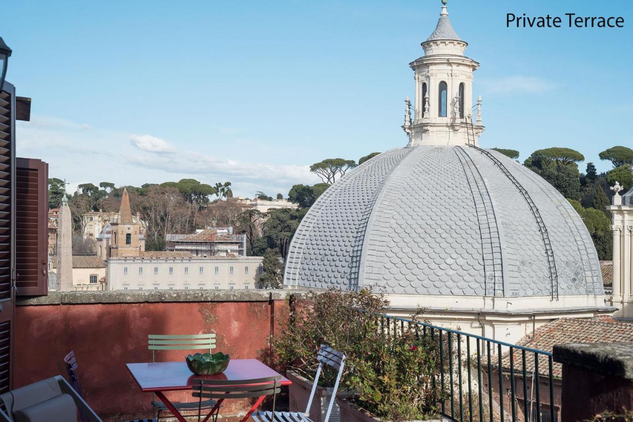 Paradiso Penthouse - Fromhometorome Apartment Rome