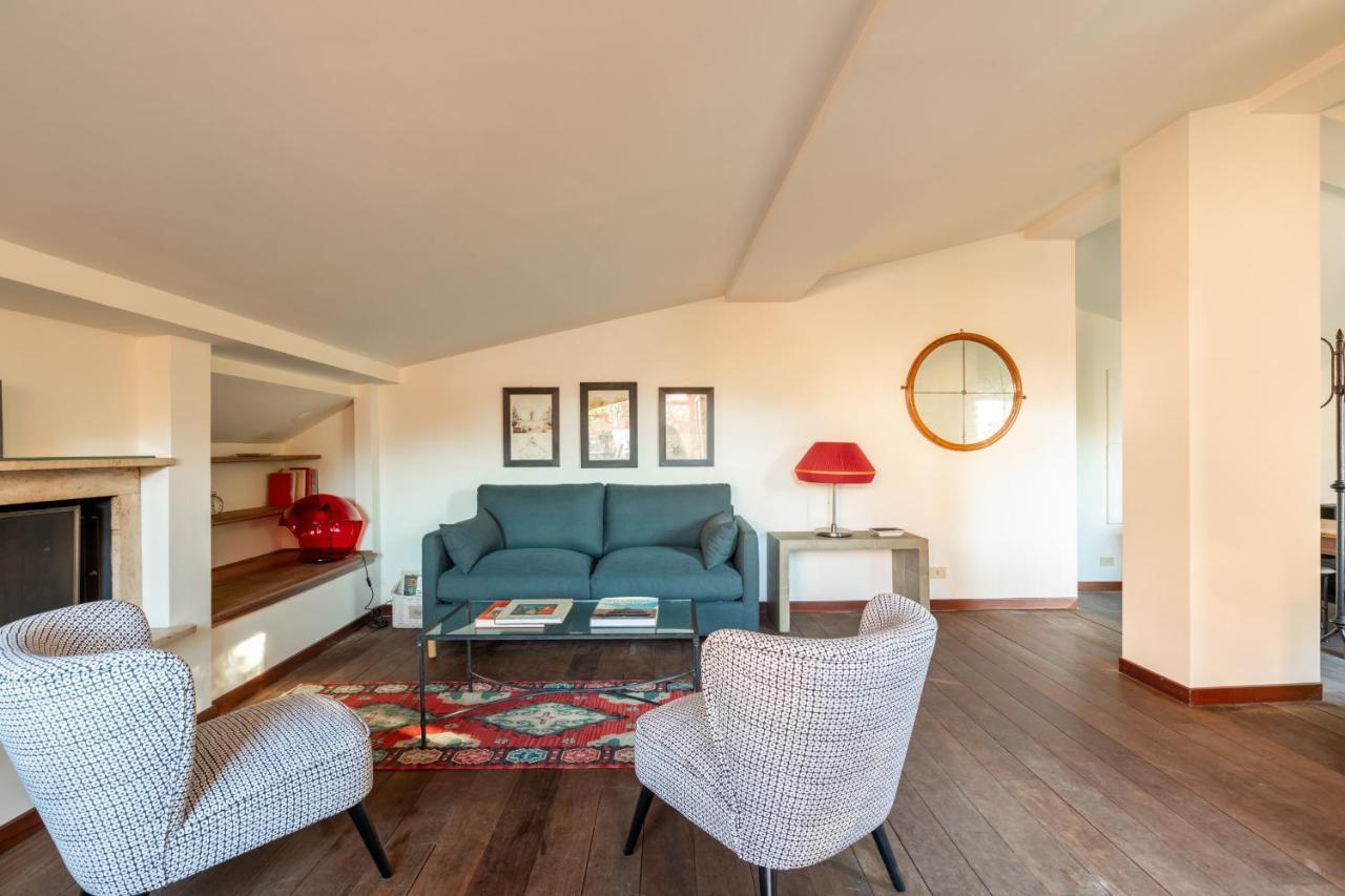 Bright And Comfy Terraced In Trastevere Apartment *