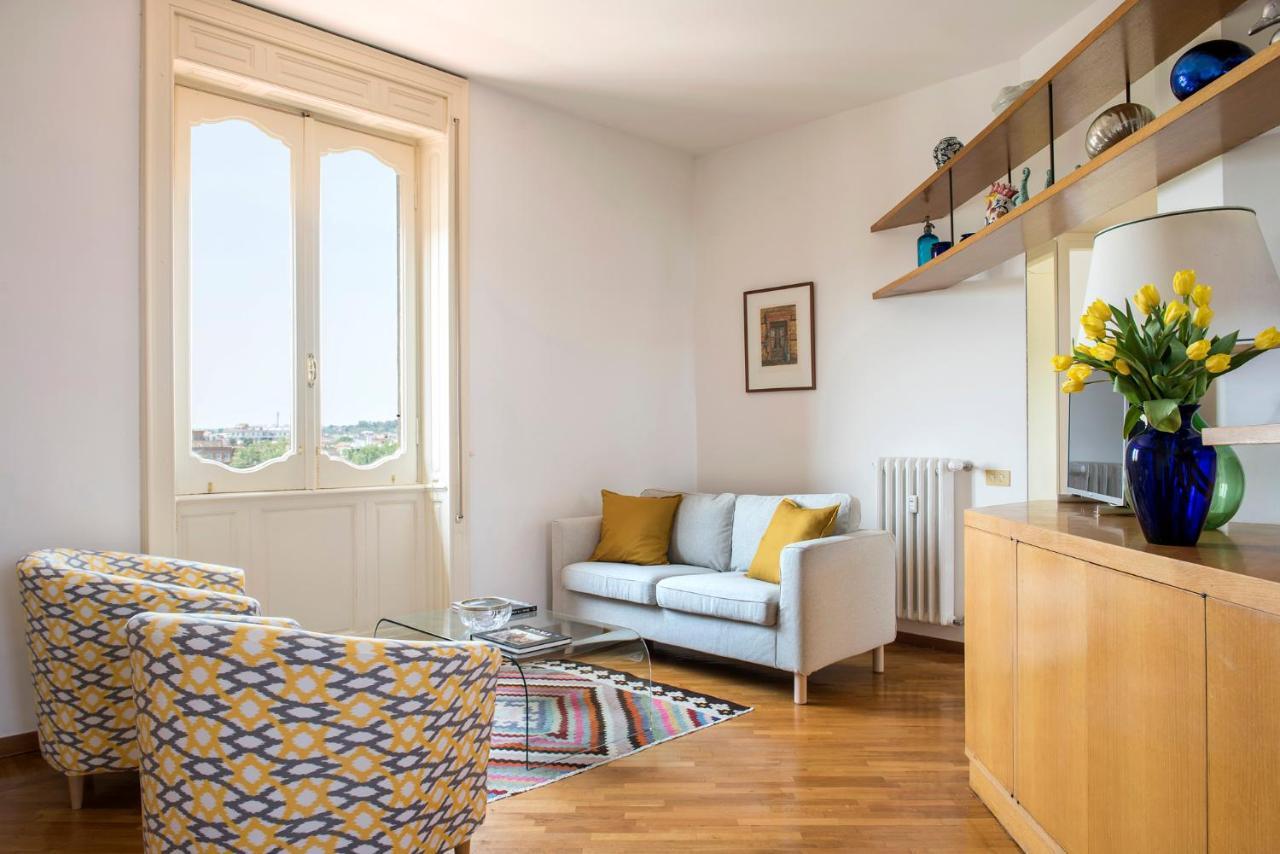 Elegant Floor - Unique View Of Rome's Skyline Tibernestrome Leilighet