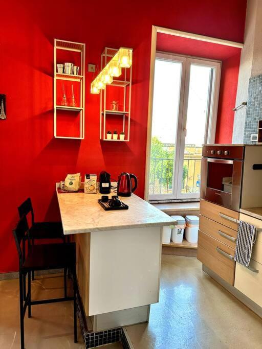Leilighet Red House Ostiense Historic Building