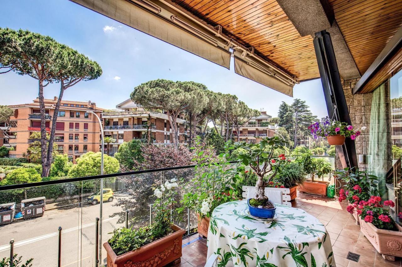 Terrazza Piccolomini: Elegant Stunning View Over Rome/st Peter's Dome Apartamento Roma