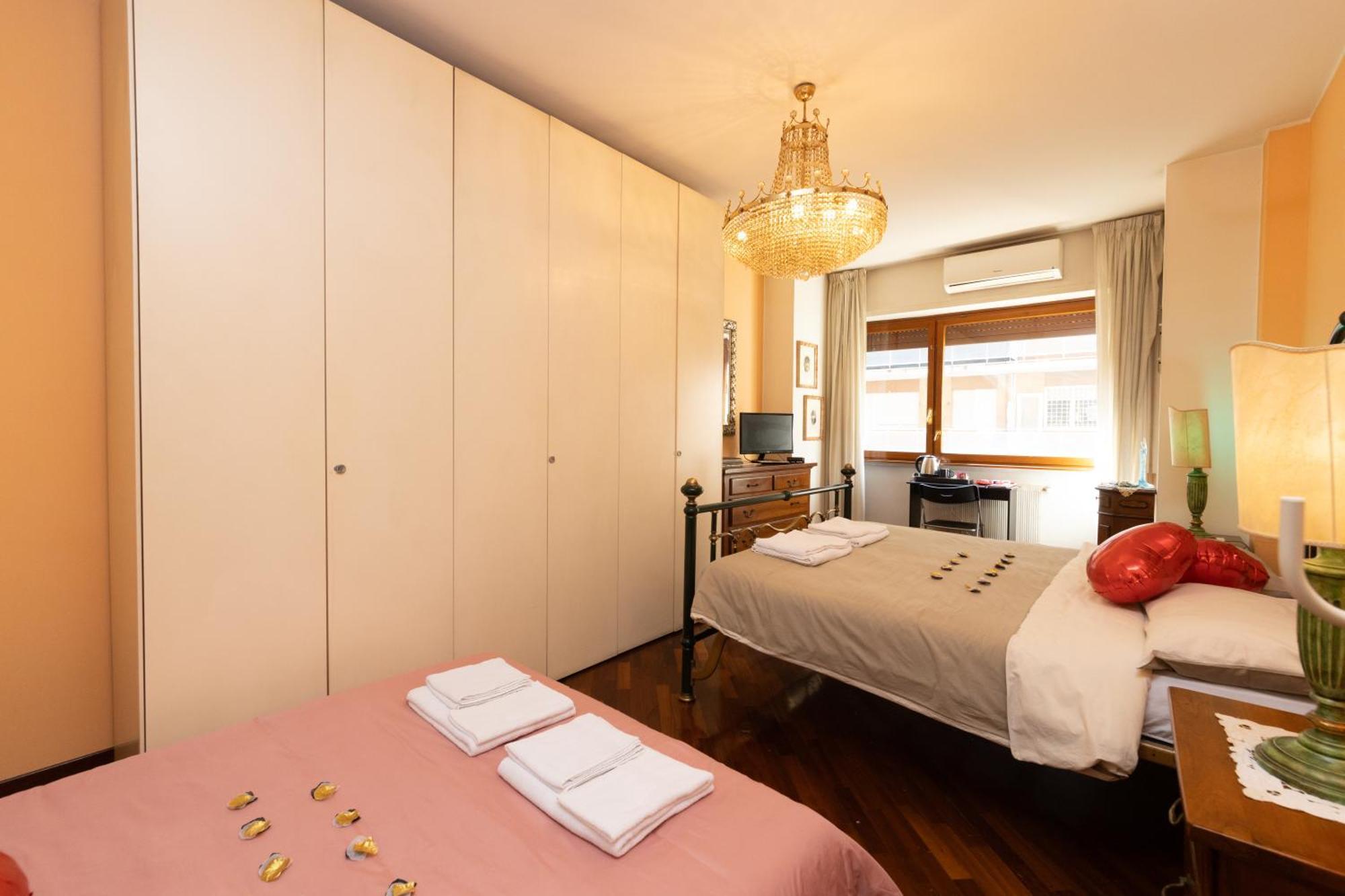 Quarto em Acomodações Particulares Rachele's Charming House In The Heart Of Roma