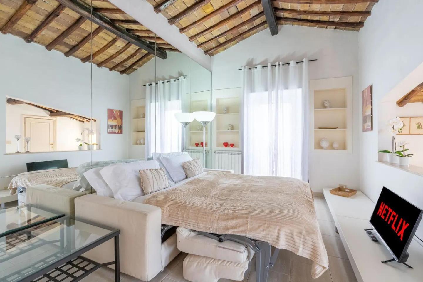 15 Min From Piazza Venezia Skyline Sanctuary In Trastevere * Roma