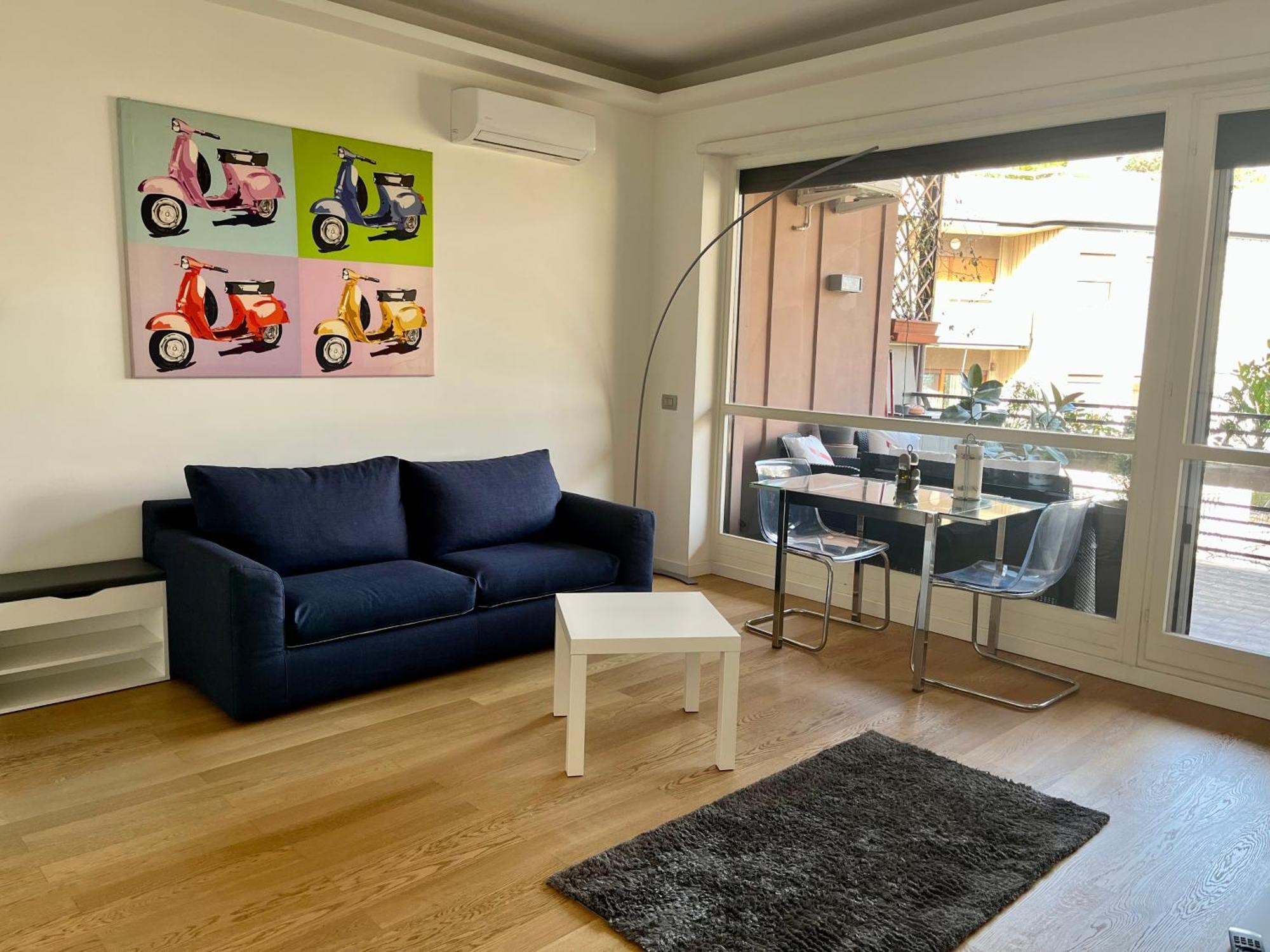 Moderno Bilocale Con Terrazzo Rome