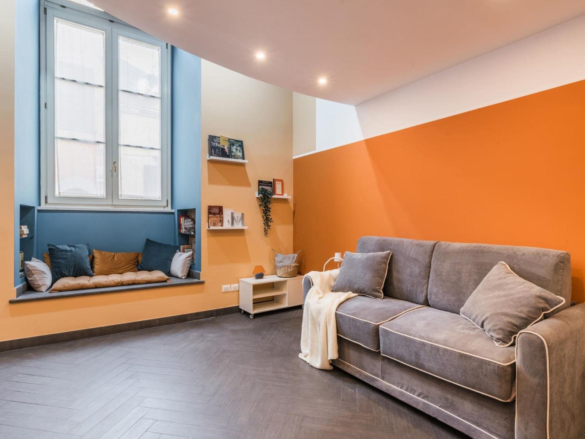 The Rent - Colorful Loft In Trastevere Area Apartamento *