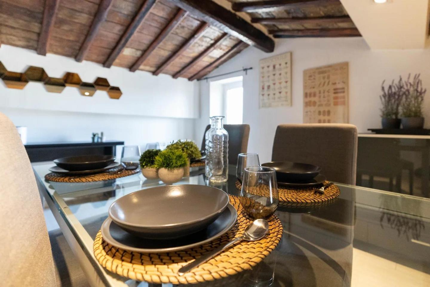 15 Min From Piazza Venezia Skyline Sanctuary In Trastevere Appartamento Roma