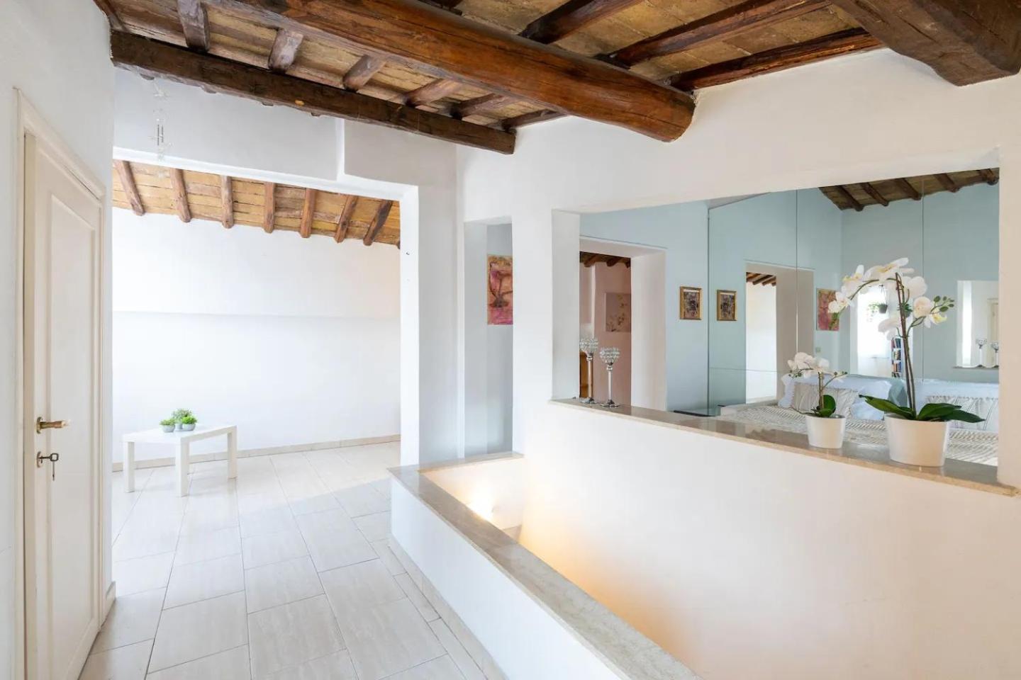 Appartamento 15 Min From Piazza Venezia Skyline Sanctuary In Trastevere