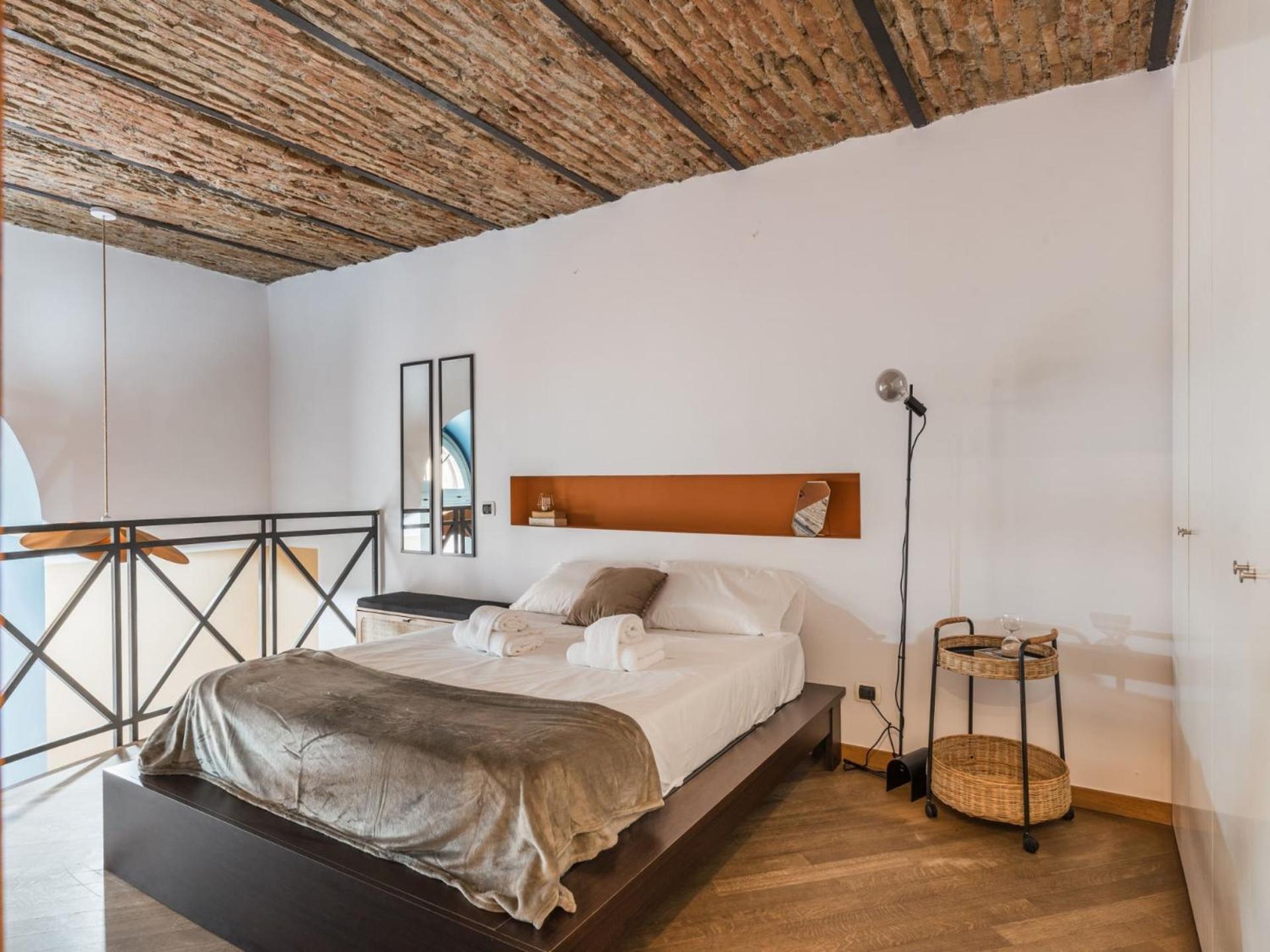 The Rent - Colorful Loft In Trastevere Area Apartamento