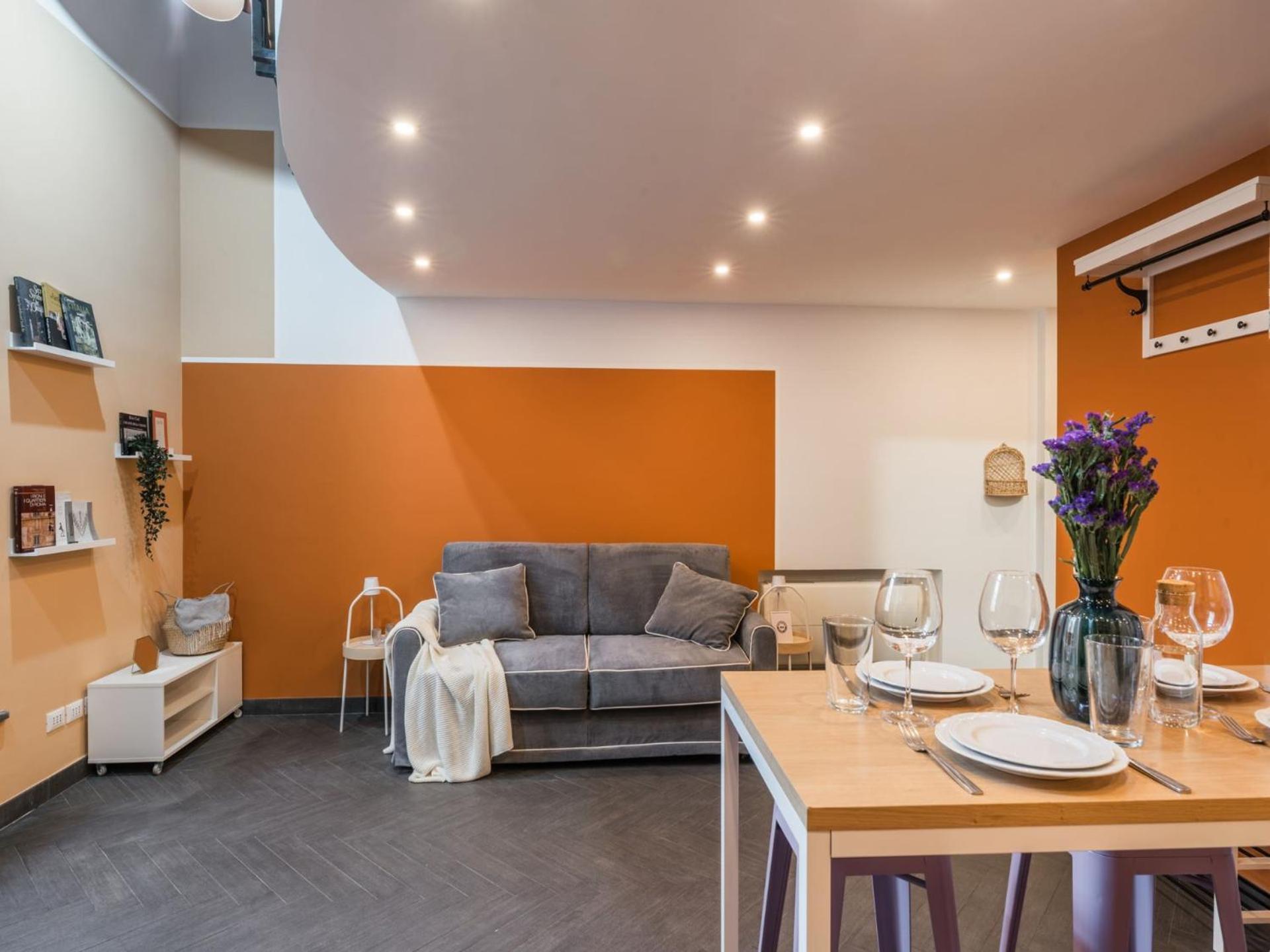 The Rent - Colorful Loft In Trastevere Area Apartamento