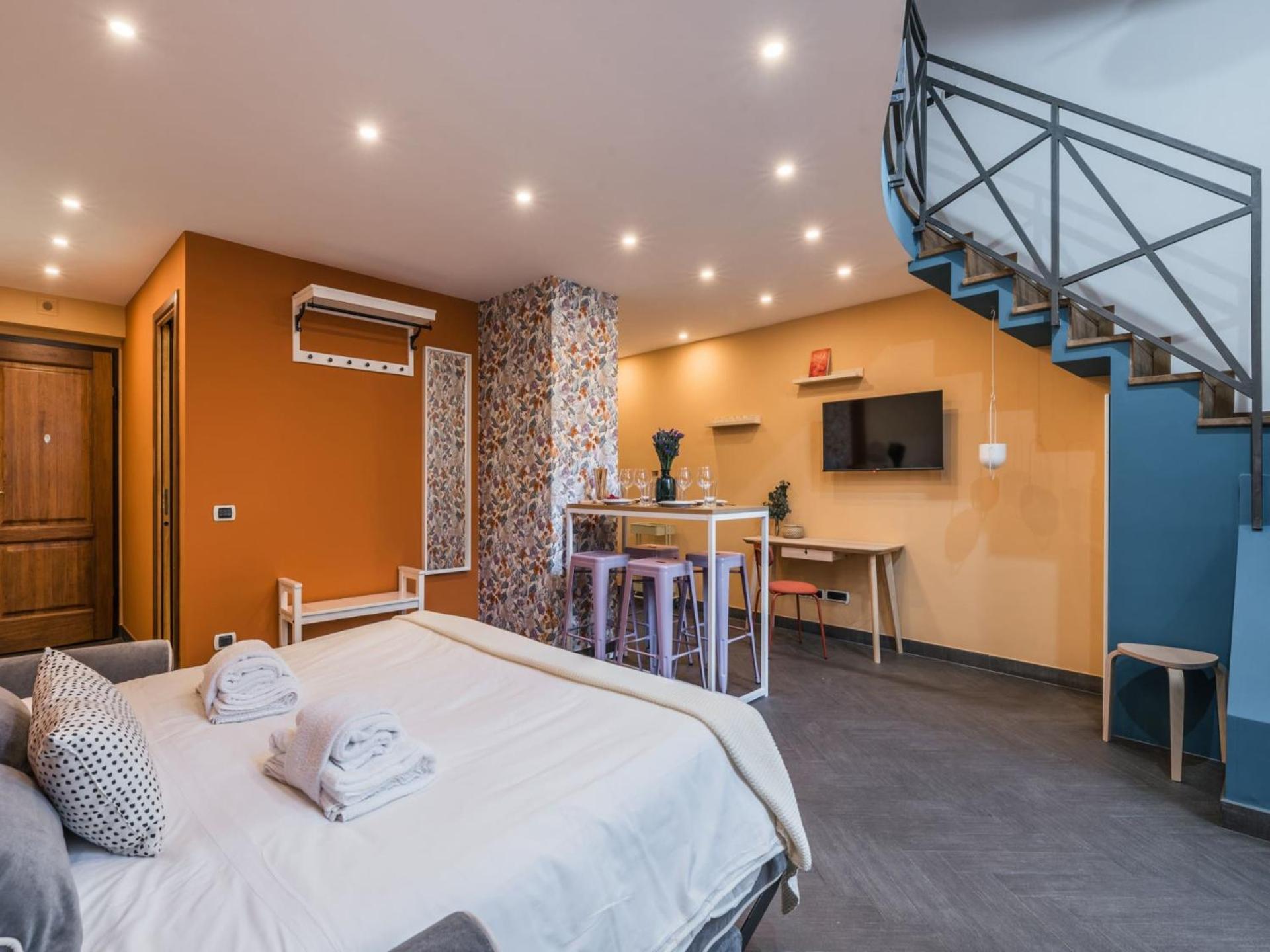 Apartamento The Rent - Colorful Loft In Trastevere Area *