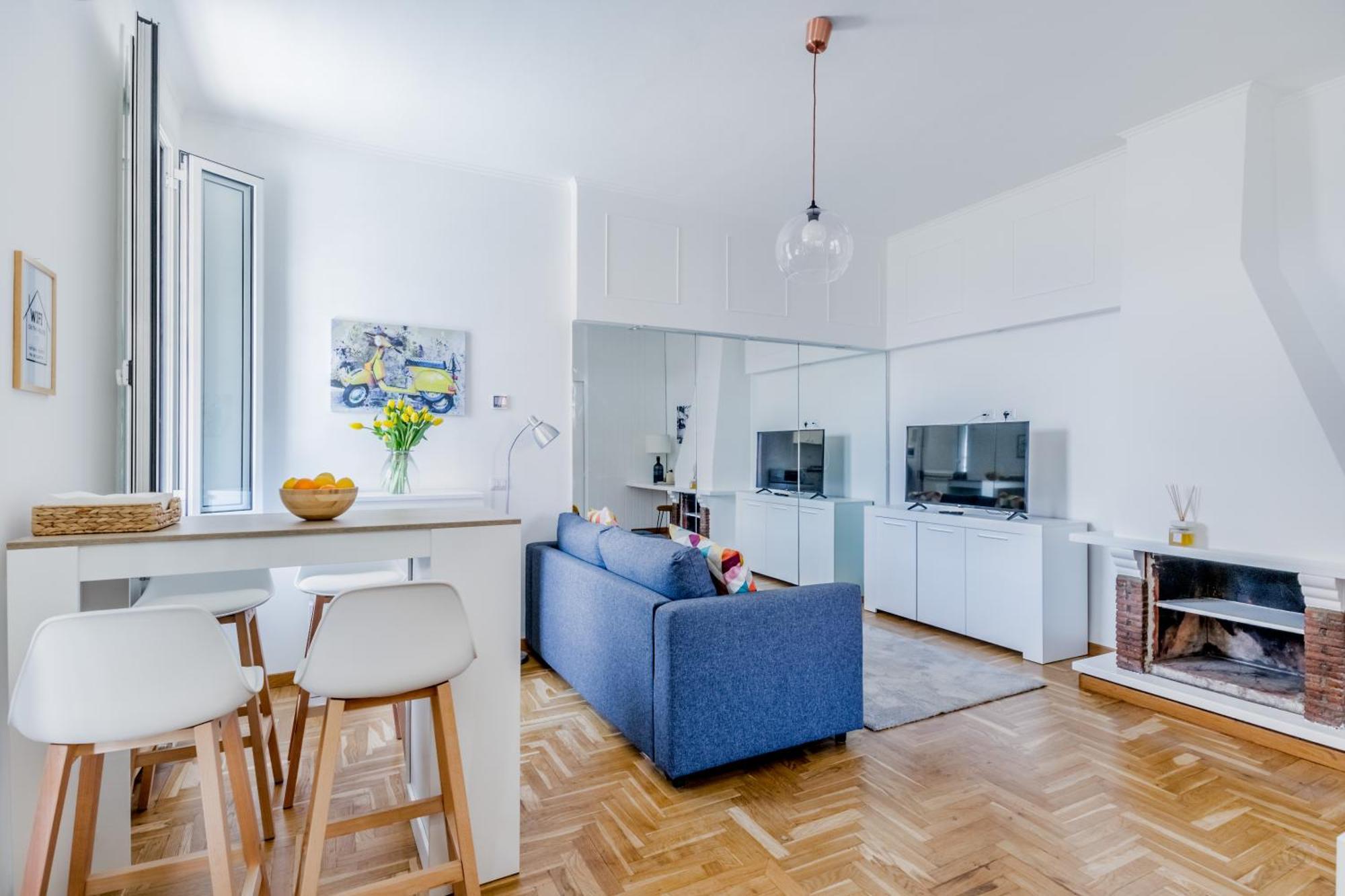 Apartamento Attico Nel Cuore Di Con Box Privato Per Auto