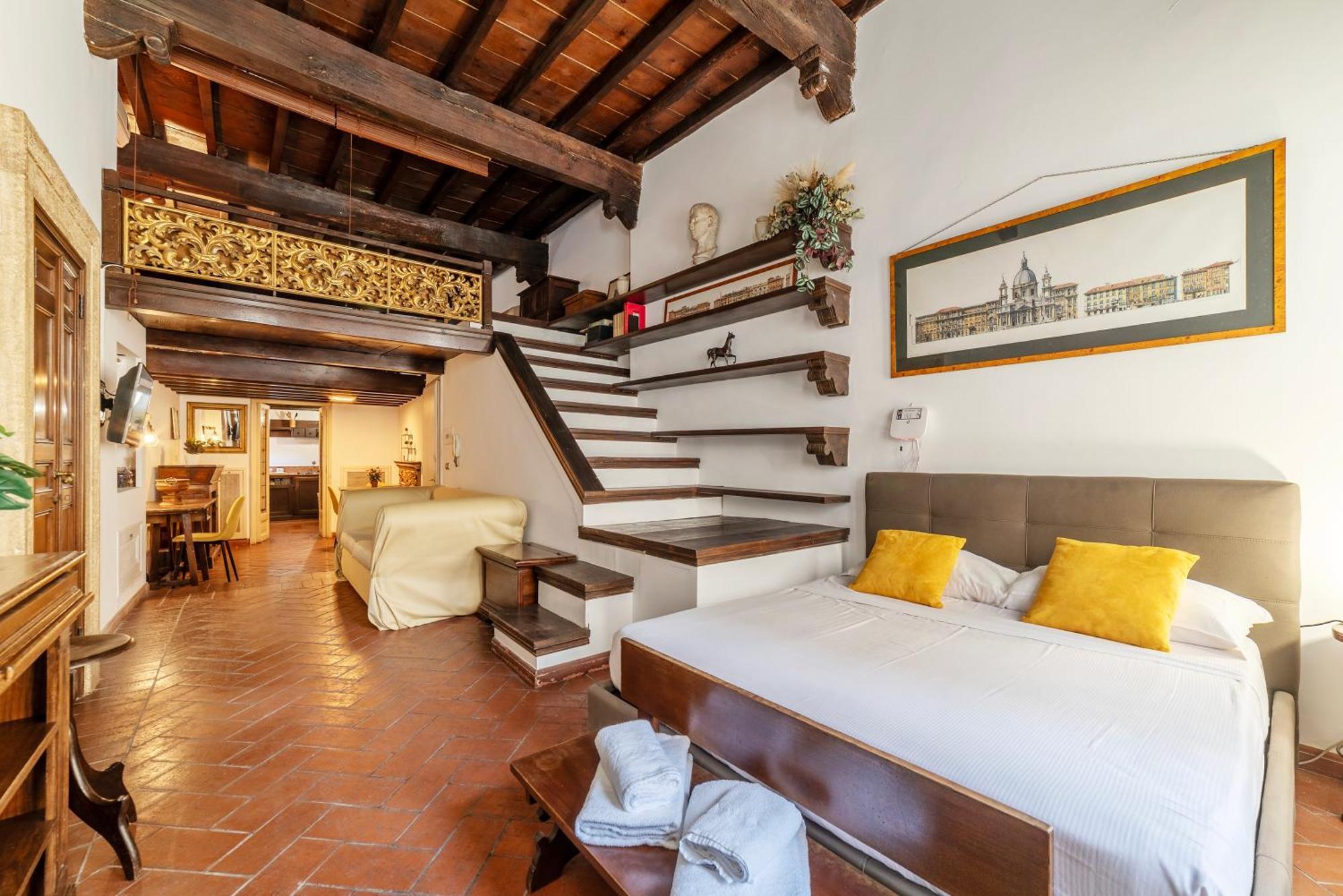 Historical Loft At Campo De Fiori Apartamento Roma