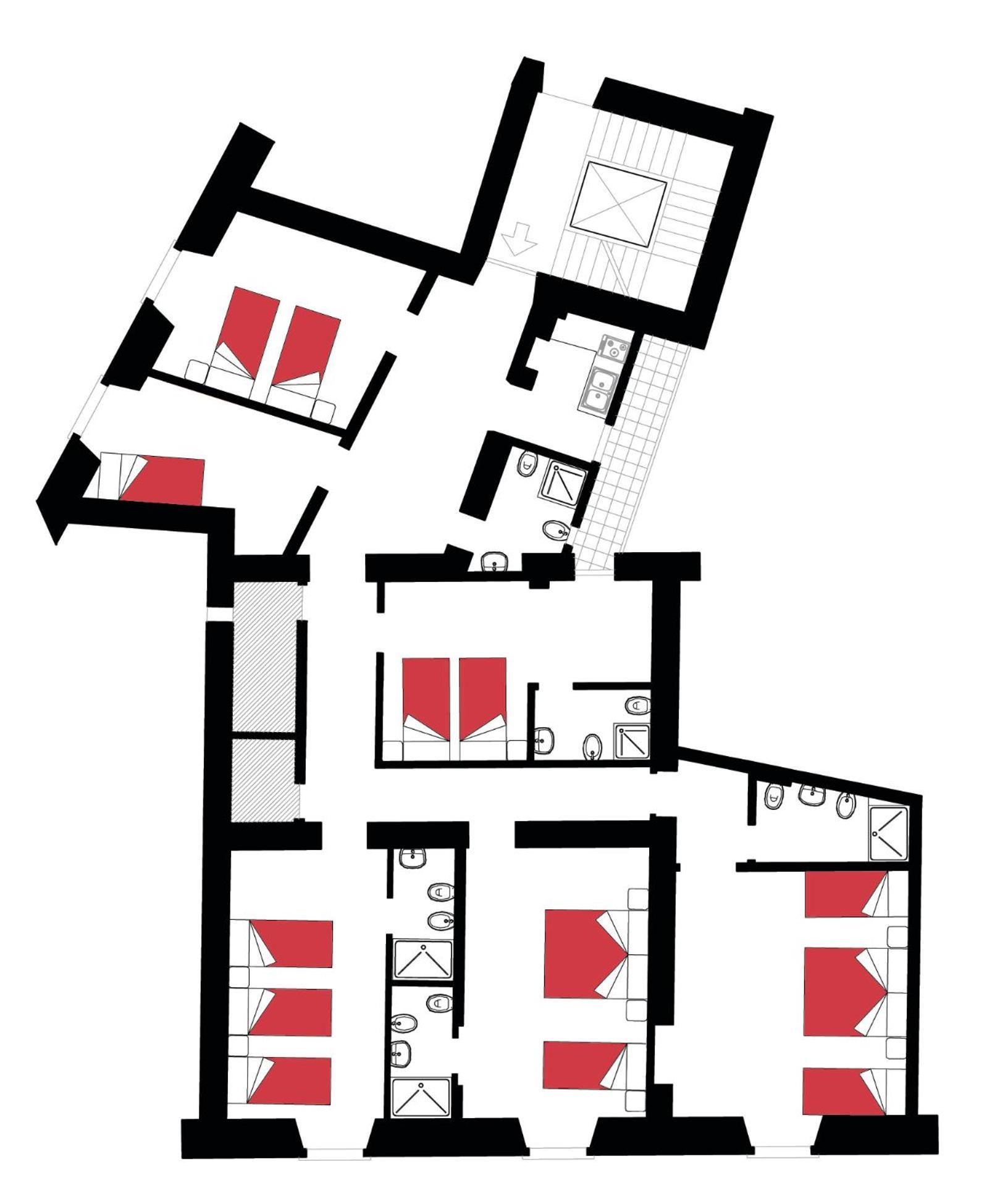 Appartamento Center, Rione Monti,