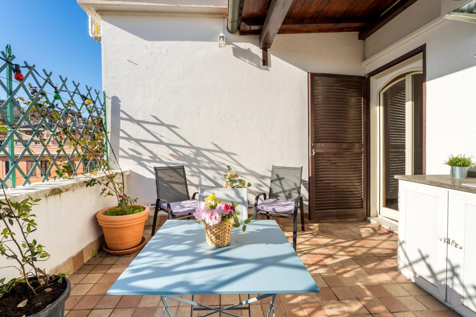 Welcome Dhome - Cozy Penthouse With St. Peter View Rom