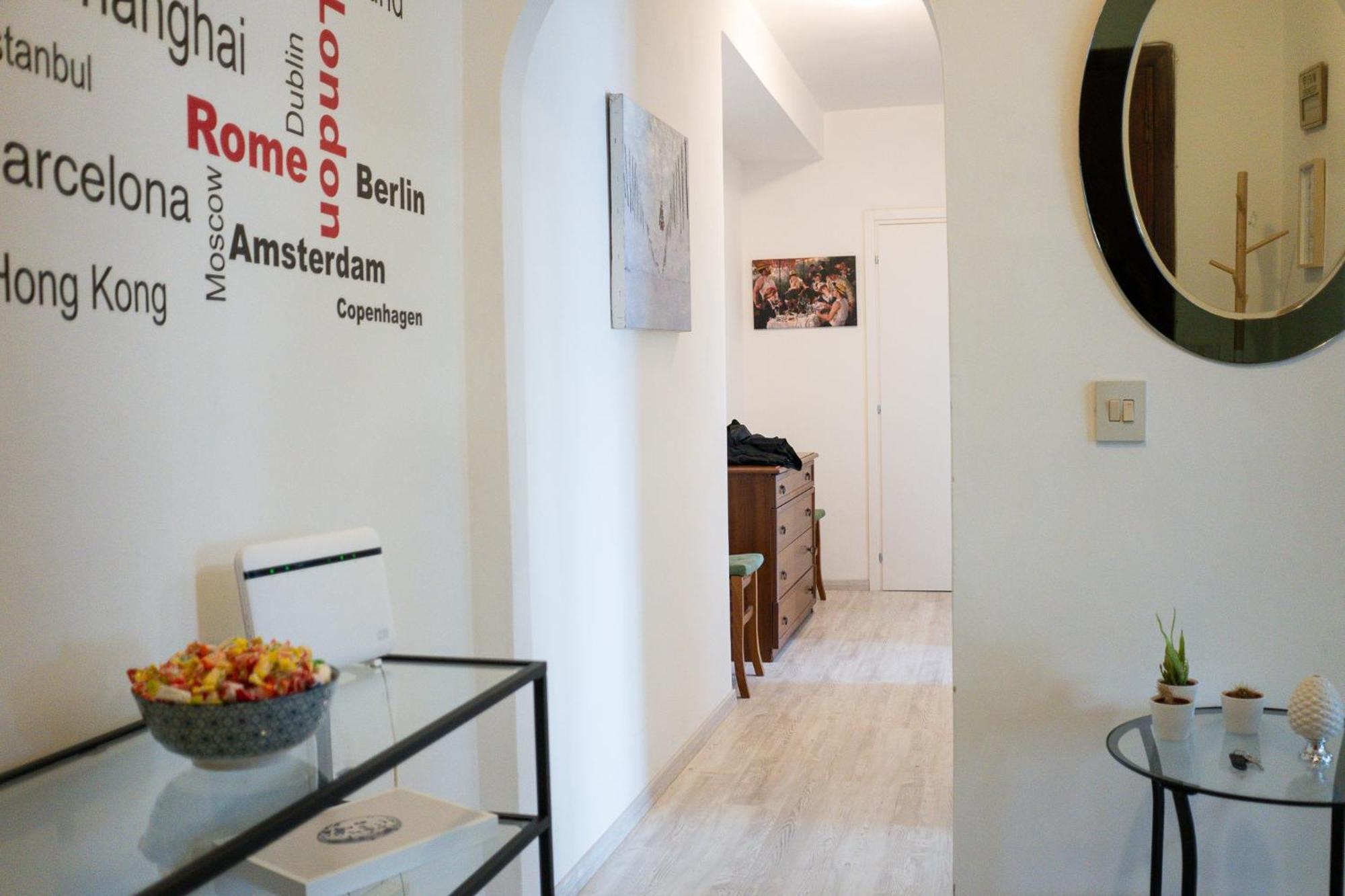 Apartment Nonna Pina Moderno Vicino Metro Awifi,netflix Rom