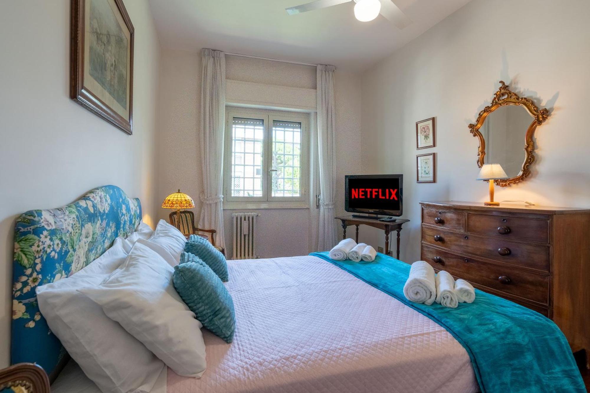 {free Parking} Wi-fi - Netflix & A/c * Roma
