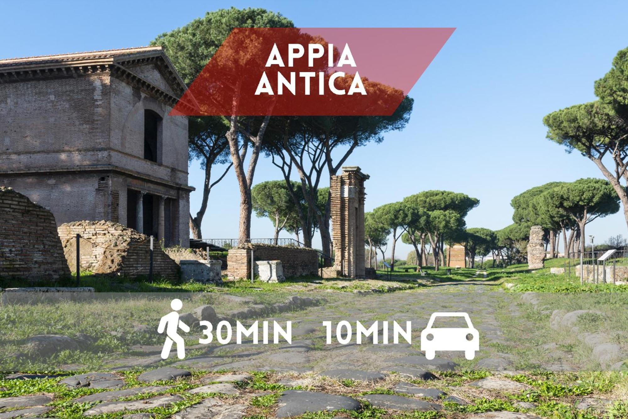 -15min Dal Colosseo- Aria Condizionata & Netflix Gratis *