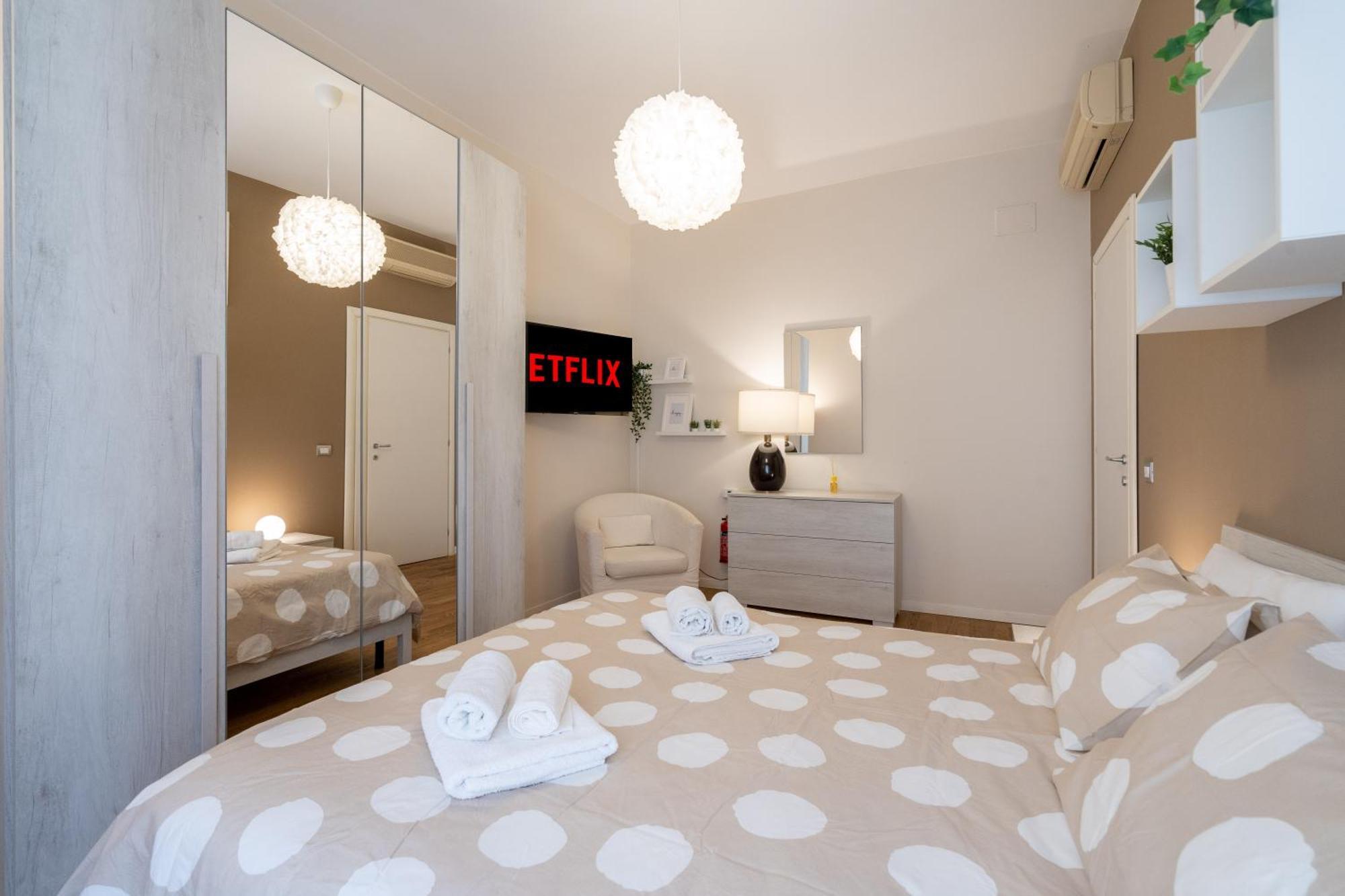 -15min Dal Colosseo- Aria Condizionata & Netflix Gratis * Roma