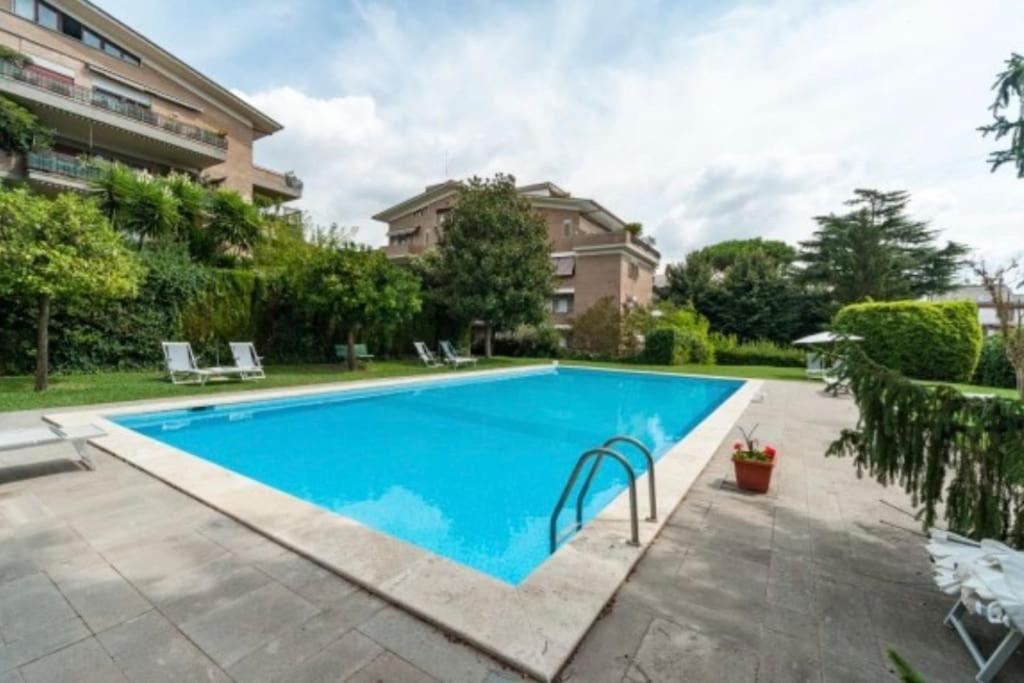 10 Min Vaticano Big Balduina Con Piscina Apartamento Roma