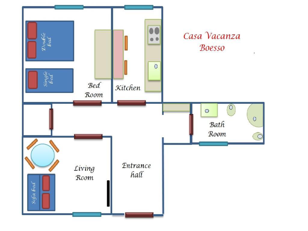 Casa Vacanza Boesso Apartamento *
