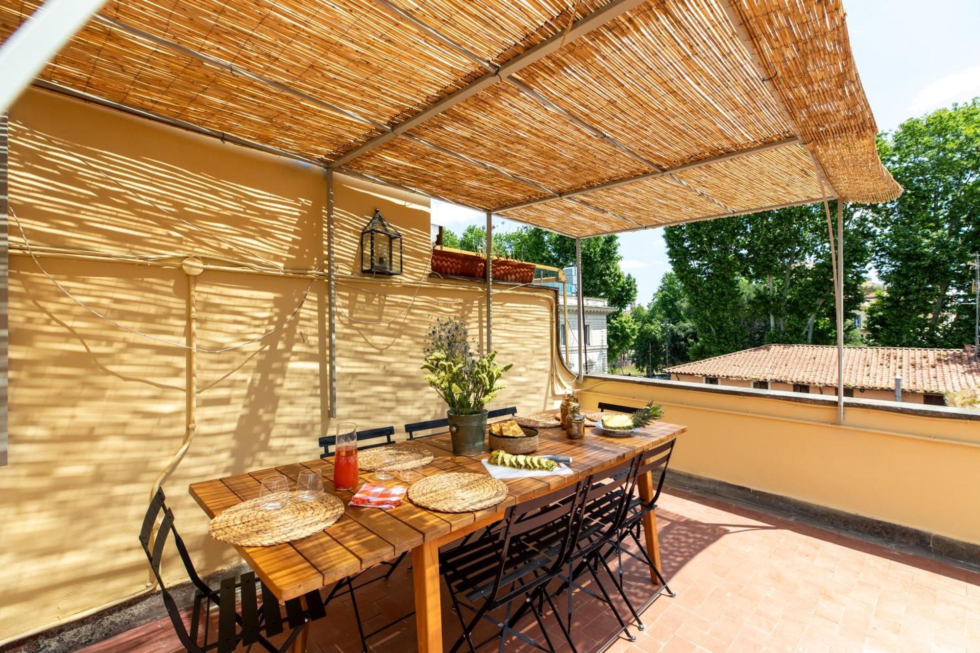 Iflat Trastevere Stylish 4 Bedroom Penthouse Appartamento *