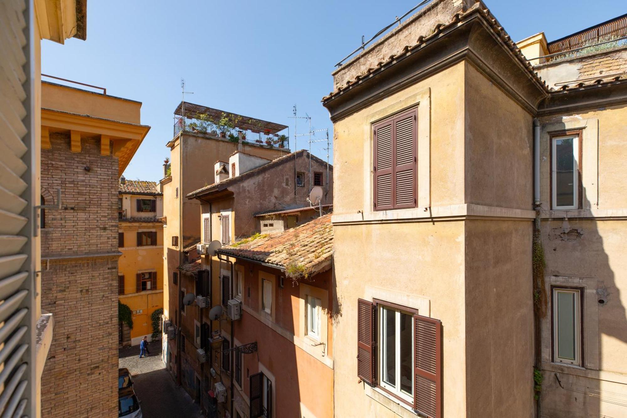 Iflat Trastevere Stylish 4 Bedroom Penthouse Appartamento
