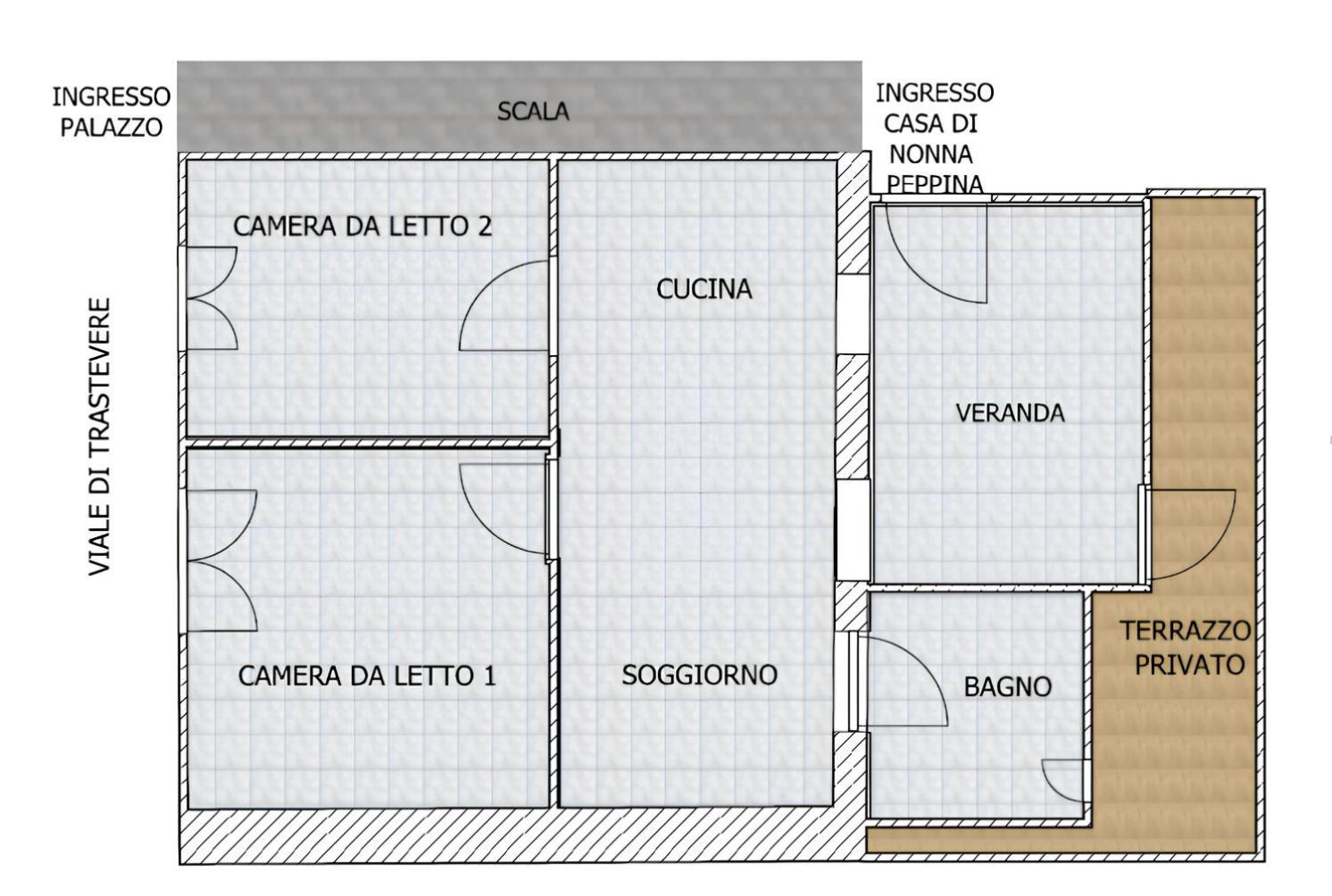 La Casa Di Nonna Peppina A Trastevere Apartamento Roma